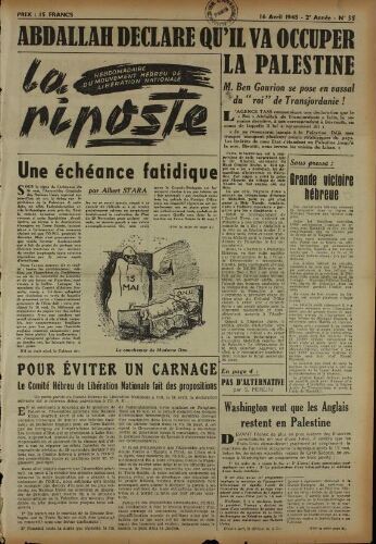 La Riposte N°55 (16 avr. 1948)